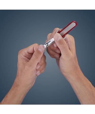 ZWILLING Multi-Tool Manicure & Pedicure Kit - Travel Size Stainless Steel with Keychain - Compact 75mm Red - Buy Online on GoSupps.com