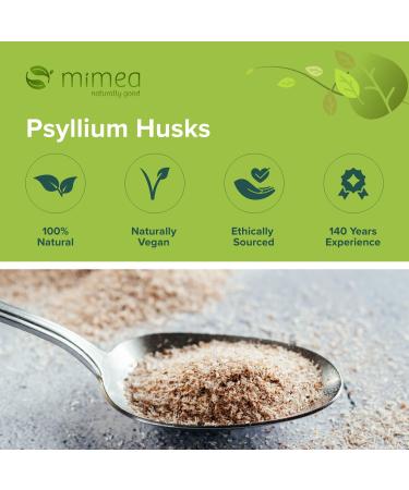 Mimea Psyllium Husks 1kg - High Quality Fibre Supplement for Gentle Laxative Effect - Buy Online on GoSupps.com