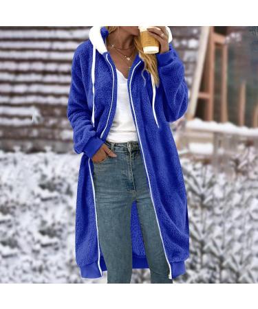 Hanxiulin Oversized Plush Jacket for Women - Warm Lined Fleece Cardigan Windproof Winter Coat in Multiple Color Variants Sizes Up to 4XL - Buy Online on GoSupps.com