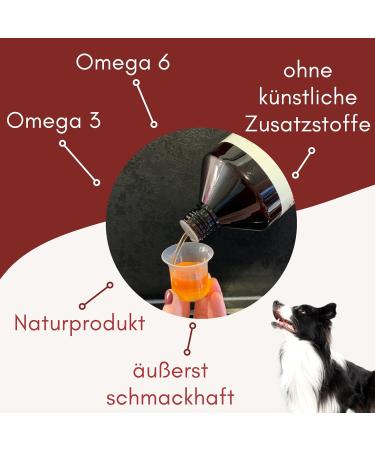 Premium Salmon Oil for Dogs 500ml - Omega 3 & 6 Ideal for Puppies Adults & Seniors | Barf Alarm - Buy Online on GoSupps.com