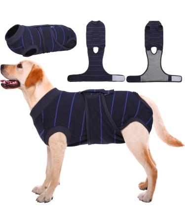 Kuoser dog body after op dog body after castration male dog body after op bitch breathable body dog katzenbody after op anti-wundle suit dog e-neck band Alternative after dog body operation l royal blue - Buy Online on GoSupps.com