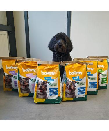Boomy - Cold Pressed Dog Food - Adult - Salmon/Rice - 4kg (12kg) - Buy Online on GoSupps.com