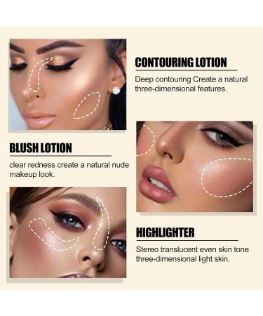 WALULAN Matte Liquid Blush Bronzer Contour Stick - #01 Dark Brown - Buy Online on GoSupps.com