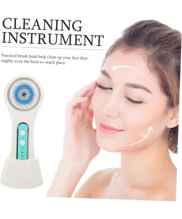 Ipetboom 1 Set Facial Cleansing Brush Face Cleaning Brush Face Wash Brush Gold Fascinators for Women Makeup Remover Brush Face Care Cleaner Face Exfoliator Brush Washbasin Usb Abs - Buy Online on GoSupps.com