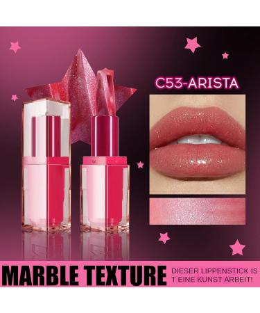 glitter red lipstick long lasting lipstick moisturizing lip balm waterproof cosmetics long lasting lipstick for parties - Buy Online on GoSupps.com