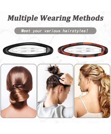 12 Pieces Oval Snap Hair Clips - Tortoise Metal Ellipse Hair Grips for Women and Girls - Non-slip Hair Barrettes - 2.8 Inches (Fresh Style) - Buy Online on GoSupps.com