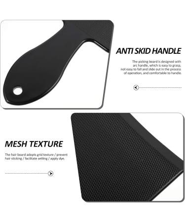 Lurrose 1 hair coloring board hair dyeing tool hair highlighting board highlights paddle Hair Coloring Tool Kit hair coloring tools professional pro tools baking oil mask plastic - Buy Online on GoSupps.com