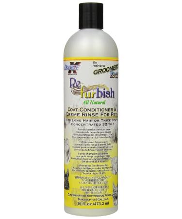 Groomer's Edge Re-Fur-Bish Pet Conditioner, 16-Ounce