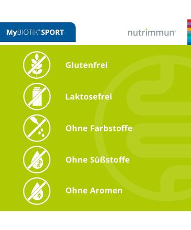Nutrimmun Mybiotics Sport - Dietary Supplements with Active Microbiota Complex Magnesium & Vitamin C for Energy Muscles & Immune Support | 30 x 3g Powder - Buy Online on GoSupps.com