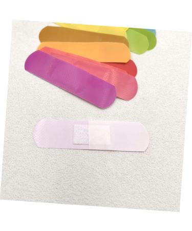 FRCOLOR 100pcs Breathable First Aid Care Patches - Comfortable Stickers for Finger Wounds - Random Color 7.2x1.9cm - International Shipping Available - Buy Online on GoSupps.com