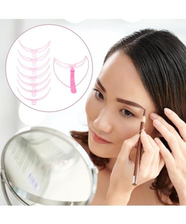 DOITOOL Eyebrow Tools 9 Sets Eyebrow Aid Eyebrow Shaping Template Eyebrows Makeup Travel Eyebrow Stencil Eyebrow Stickers 12X11X8CMx3pcs Pinkx3pcs - Buy Online on GoSupps.com