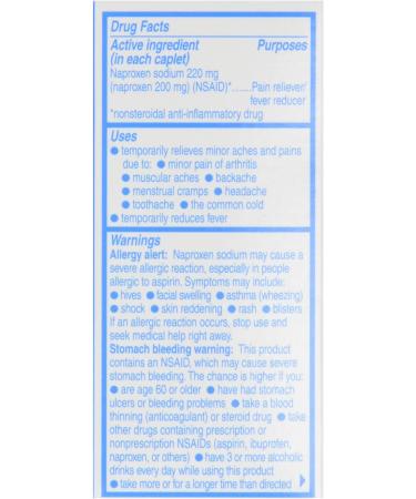 Aleve All Day Strong Pain Reliever Caplets 24-ct | Fast Acting Relief - Buy Online on GoSupps.com