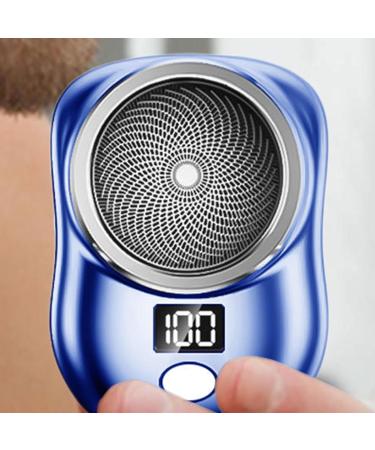 Electric Shavers for Men - Electric - Portable Electric Shavers for Men Type C Fast Charging Electric with Digital Display for Home Travel Blue - Buy Online on GoSupps.com