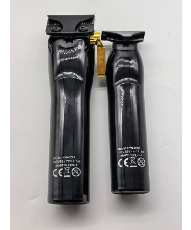 HIENA PRO Professional Hair Clippers and T-Blade Trimmer Kit for Men Cordless Complete Barber Kit Hair Cutting Kit with LCD Display & USB Rechargeable (Black) - Buy Online on GoSupps.com