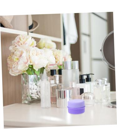 minkissy 3 Sets Cream Box Cosmetic Jar with Spoon Lotion Dispenser Jar Cosmetic Lotion Bottle Durable Cream Storage Jar Cream Jar with Spoon Silica Gel Storage Box Portable Purple Travel - Buy Online on GoSupps.com