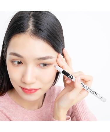 HAPINARY 20 Pcs Lying Silkworm Eyeliner Makeup Supply Eyeshadow Pen Makeup Eyeliner Pencils White Wooden Pole - Buy Online on GoSupps.com