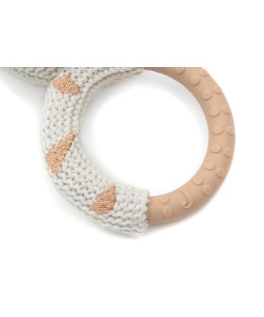 Jollein Giraffe Rattle/Teether - White/Beige | International Shipping Available - Buy Online on GoSupps.com