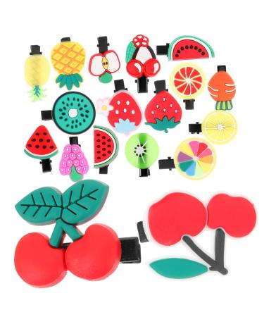 Angoily 2 Set Hair Accessories Hair Clip for Girls Cartoon Hairpin Lovely Hair Clips Girls Hair Clips for Hair Barrettes Hair Pin Women Hair Clip Grip Miss Fruit