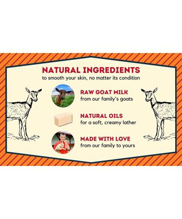 PURITY Goat Milk Soap Bar - Unscented, All-Natural, Gentle on Sensitive Skin | Handmade by Goat Milk Stuff | Box of 2 | Purity 2 Count - Buy Online on GoSupps.com