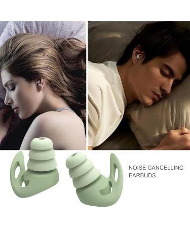 YOXIER Ear Plugs Sleep Earplugs Silicone Ear Plugs for Sleeping Noise Cancelling Reusable Earplugs for Noise Reduction Effective Sound Isolation Creates a Quiet Environment for Sleeping Study Work Co A Green - Buy Online on GoSupps.com