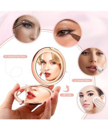 Compact Cosmetic Mirror 2.75 Inch - Pocket Makeup Mirror for Purse Travel - Bridesmaid and Bridal Shower Gifts (12 Pcs) - Buy Online on GoSupps.com