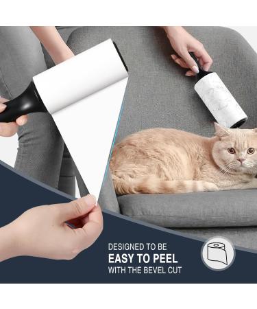 Vinabo Lint Rollers Pet Hair Remover 1 Handle with 6 Extra Sticky Lint Roller Set for Clothes Lint Rollers for Pet Hair Dust Lint Sofa Bed and Carpet Extra Sticky & Easy Peeling-60 Sheets/Roll - Buy Online on GoSupps.com