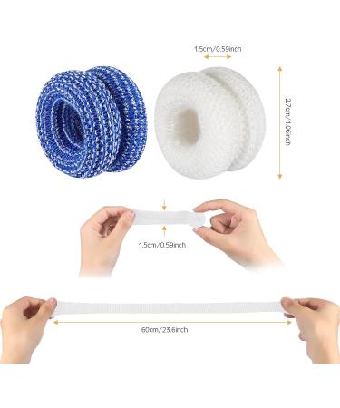 20 Pcs Tubular Finger Bandages in White for Finger and Thumb Protection - Finger Cots, Bobs, and Stalls for Work and Kitchen - Buy Online on GoSupps.com