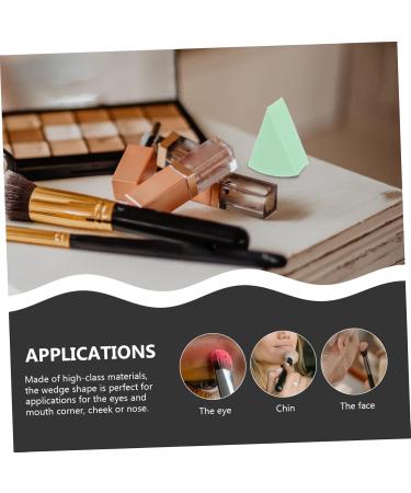 WOFASHPURET 2 Sets Triangular Sponge Puff Women Makeup Tool Concealer Sponge Powder Puffs Portable Facial Makeup Pad Wedge Makeup Beauty Tools Body Makeup Puff Wet and Dry 8.00X8.00X2.00CM Assorted Color - Buy Online on GoSupps.com