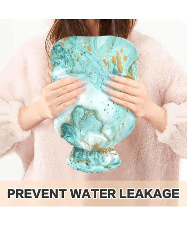 Marble Hot Water Bottle with Cover - 1L Pain Relief for Hands & Feet | Heat & Cold Therapy - Buy Online on GoSupps.com