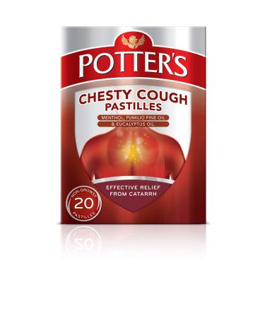 Potter's Chesty Cough Pastilles Non-Drowsy 20 Pastilles