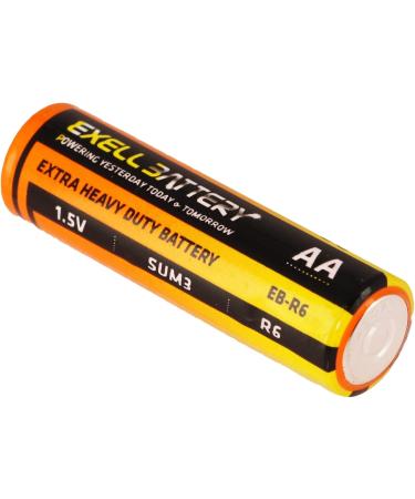 Exell AA Super Heavy-Duty Batteries - Pack of 12 | Long-lasting Reliable Power - International Shipping Available - Buy Online on GoSupps.com
