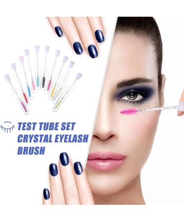 20pcs Diamond Eyelash Comb Curling Mascara Lash Eyelash Makeup Applicator Tubular - Buy Online on GoSupps.com