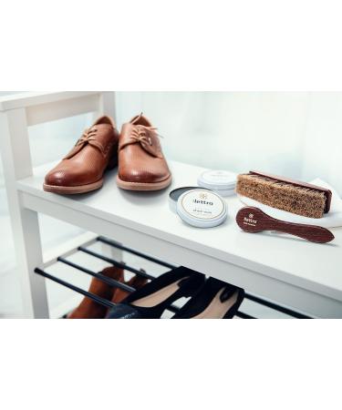 Lettro Shoe Wax 100ml - Professional Quality Polish for Smooth Leather - Dark Brown 106 - Buy Online on GoSupps.com