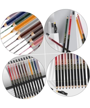 Beavorty Lip Liner Pencil Natural Eyebrow Pencil 12pcs Lip Liner Eyeliner Cosmetology Kit Eyebrow Pen Black Eyeliner Pen Lip Shaper Eyeliner Pencil Brow Pencil Lip Pencil - Buy Online on GoSupps.com