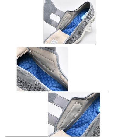 Winter Diabetic Shoes for Women - 10.5 Dark Grey | Ideal for Edema, Swollen Feet, Post-Operation, Diabetes - Buy Online on GoSupps.com