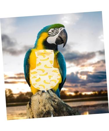 POPETPOP 6 PCS Parrot Flight Suit - Diapers for Birds Pigeon Flight Suit & Conure Harness - Cotton Set (3 Yellow 3 Mixed Colors) - Buy Online on GoSupps.com