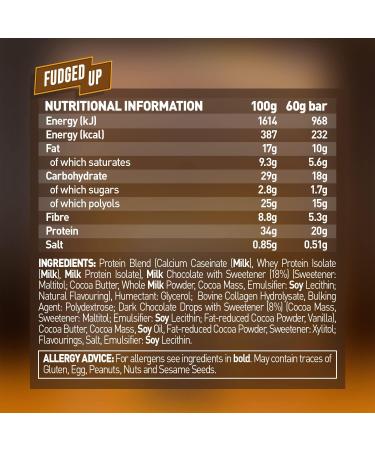 Buy Grenade Carb Killa High Protein Low Sugar Candy Bars - Fudged Up (12x60g Pack of 6) - International Shipping Available - Buy Online on GoSupps.com