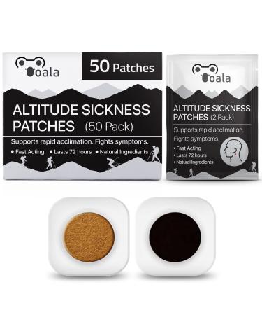 Ooala Altitude Sickness Prevention Patches | Supports Rapid Acclimation Boosts Oxygen Intake Fights Symptoms | Pack of 50