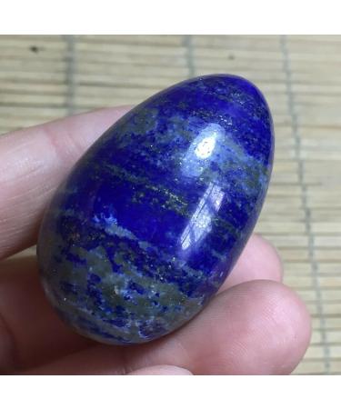 Natural Beautiful Lapis Lazuli Crystal Egg 40mm Suitable for Home Raw Stones and Minerals FUZEGRDLI - Buy Online on GoSupps.com