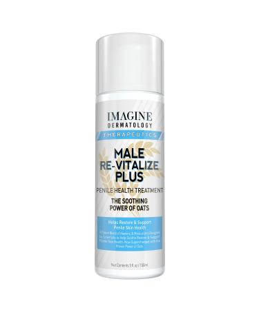 Male Re-Vitalize PLUS Oats Penile Health Relief Cream Restore and Support Skin Large Value Size (5fl oz/ 150ml) 90 Day Return For Any Reason (150 ml) 5 Fl Oz (Pack of 1)