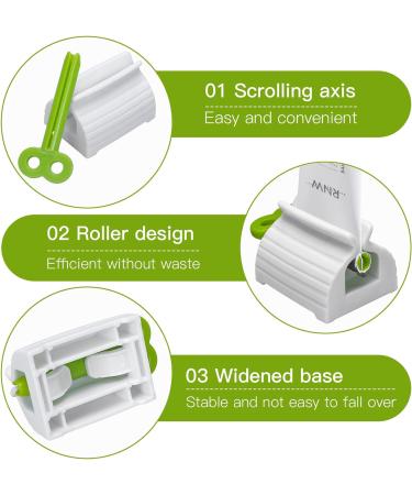Buy Civilian Toothpaste Tube Squeezer 3 Piece Set with Colored Tube Key & Holder | Bathroom Kitchen Bedroom Organizer - Buy Online on GoSupps.com