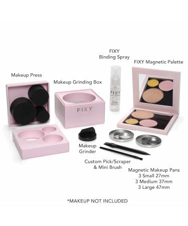 FIXY Makeup Repair Kit | Repress Eyeshadows Blush & Highlighter | Organize Makeup Pans with Mirror | Essential for Makeup Artists | International Shipping Available - Buy Online on GoSupps.com