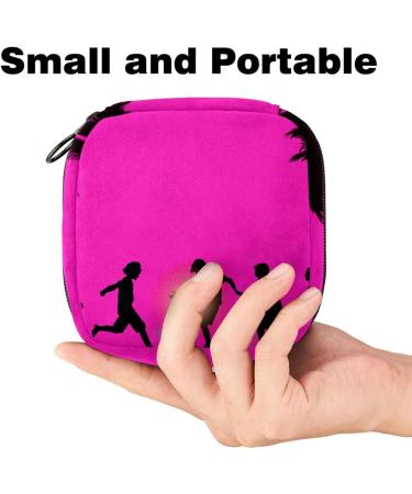 Buy Multi-Colored Storage Bags for Women's Bandages & Menstrual Needs - Large Pink Zipper Pockets for Beach & Sports - Buy Online on GoSupps.com