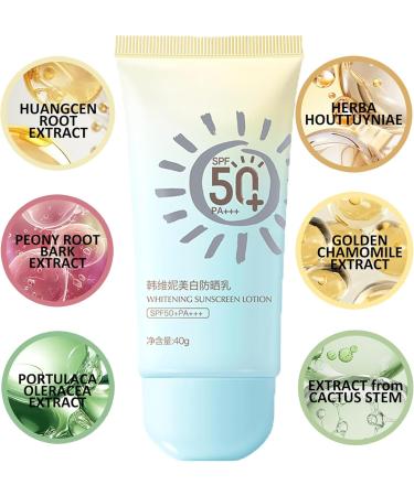 Face Sunscreen Lotion SPF 50+ | PA+++ Gentle Formula Moisturises + Provides Broad-Spectrum Protection Suncream with Vitamin E Provides 48H Moisture & Immediate UVA & UVB Protection Cruelty Free - Buy Online on GoSupps.com