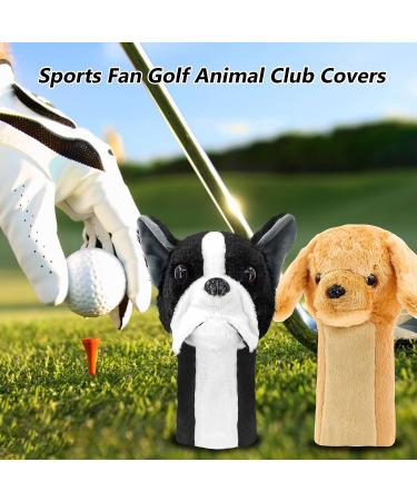 French Bulldog & Cocker Spaniel Golf Headcovers - Cute Animal Club Covers - Buy Online on GoSupps.com