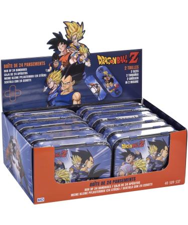 Children's Plaster Storage Box - Dragon Ball Z Design - 2 Pieces & 24 Plasters - Perfect for Backpacks & Handbags - International Shipping Available - Buy Online on GoSupps.com