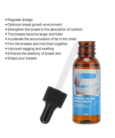 Essential Breast Oil - 2 Piece Set for Fuller Nourished and Tightened Breasts | Moisturizing & Massaging Oil for Breast Enlargement - Buy Online on GoSupps.com