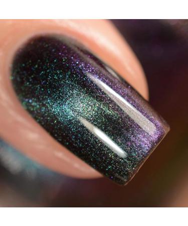 KBShimmer Spaced Out Multichrome Magnetic Nail Polish 0.5 oz - Black Purple Silver - Full Sized Bottle 0.51 Fl Oz - Buy Online on GoSupps.com