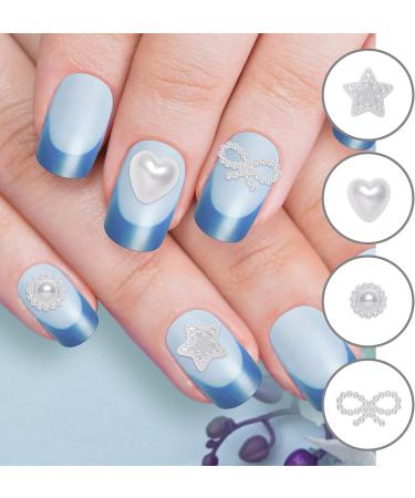 600 PCS Assorted 3D Heart Nail Charms for Acrylic Nails - Nail Gems & Charms for DIY Nail Art - Buy Online on GoSupps.com