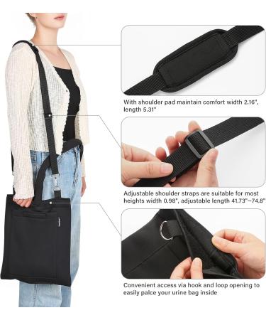 Urine Drainage Bag Holder | Soft Catheter Bag Cover with Adjustable Strap | Secure & Discreet for Urostomy & Foley Users - Buy Online on GoSupps.com